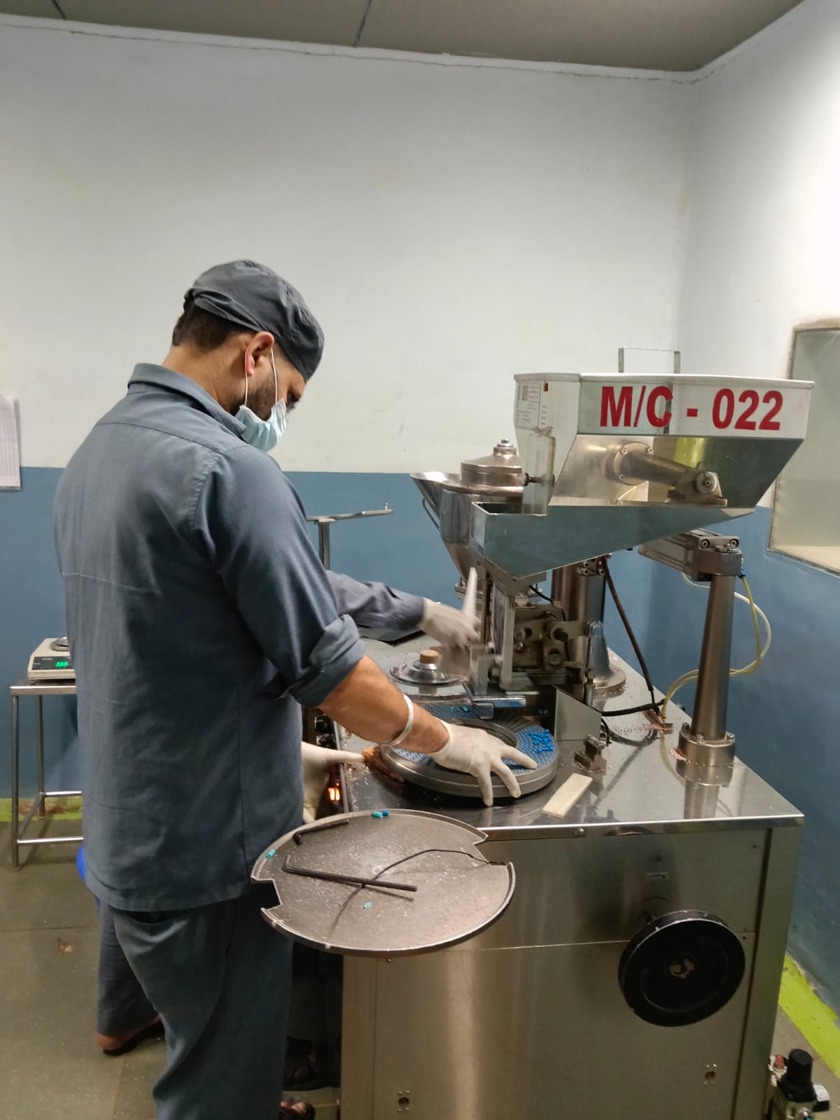 Tablet manufacturing at our Baddi facility